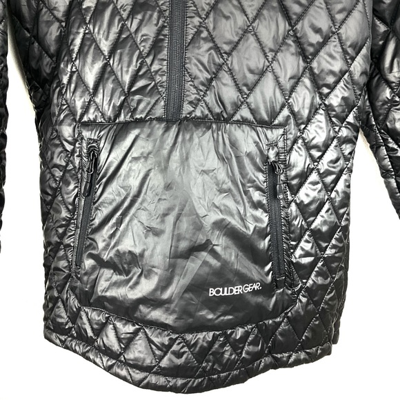 Boulder Gear Women’s D-Lite Puffy Pullover Jacket, Black - Picture 2 of 8